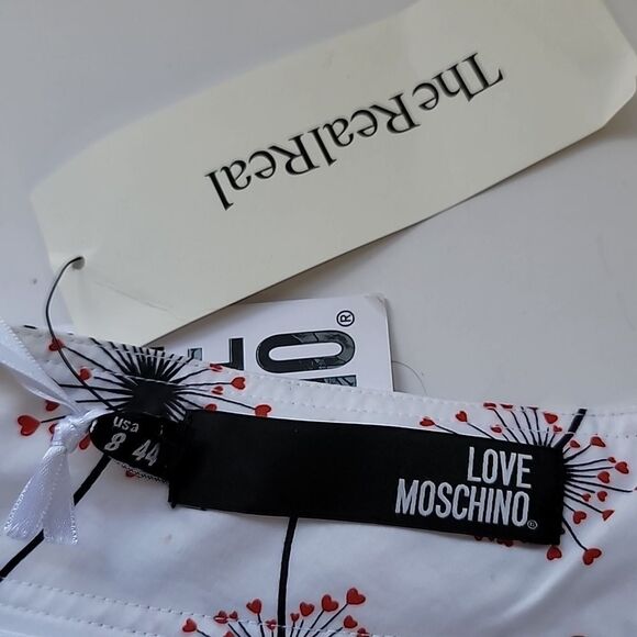 Love MOSCHINO Diasy/Hearts Cotton Maxi Skirt - Picture 8 of 11